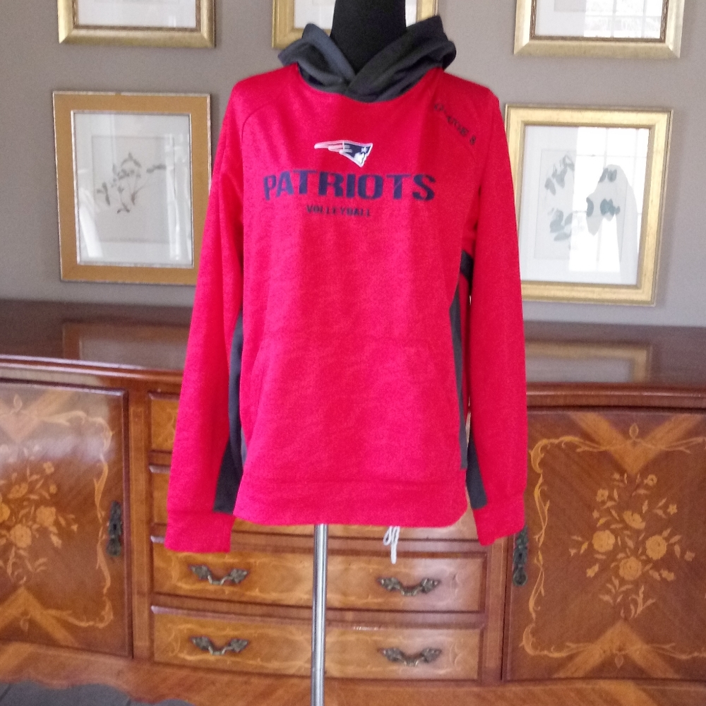 0107 X-Grain Patriots Volleyball Pull Over Hoodie